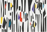 Roberto Crippa, Senza titolo, 1950, oil on compensato