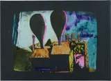 Mario Schifano, Senza titolo (Ore 22,15 - Maestri italiani del 900. Omaggio a de Chirico)