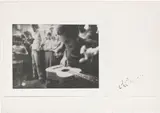 Giuseppe Chiari, Chitarra, foto in bianco and nero and collage on card
