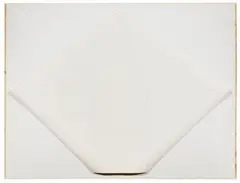 Inverse #5 by Dorothea Rockburne, 1974, ink and paper piegata on card, offered May 2022