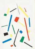 Fernando Melani, Senza titolo, 1956, mixed media on faesite
