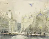 Maceo Casadei, L'acqua alta in piazza S. Marco