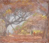 Raffaello Gambogi, Paesaggio con figure