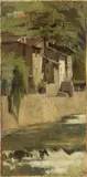 Ferruccio Rontini, Strada nelle campagne di Suvereto, 1924, oil on canvas