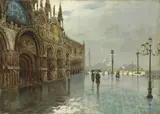 Angelo Pavan, Ultime gocce, oil on compensato