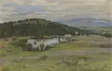 Luigi Gioli, Pelago, oil on canvas