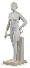 Arrigo Minerbi, Vergine, 1933, Scultura in marmo