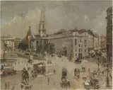 Eugenio Scorzelli, Trafalgar Square, Londra