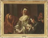 Giuseppe Bonito, Scena di genere, «La lettera»