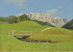 Il ruscello by Oreste Albertini, 1942, oil on canvas, offered Feb 2022