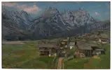 Beppe Ciardi, Sappada, 1897, oil on panel