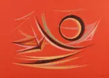 Carmelo Cappello, Senza titolo, 1969, pastel on card