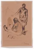 Felice Carena, Due disegni