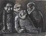 Composizione by Mario Sironi, tempera on paper, offered Feb 2022