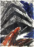 Vinicio Berti, Grande Costruzione AH-BAN, 1985, acrylic on canvas