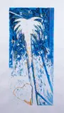 Veuve Clicquot (con amore) by Mario Schifano, 1997, screenprint materica a enamel, offered Feb 2022