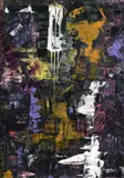 Marzia Bollani, Dark, 2018, acrylic and resina on canvas