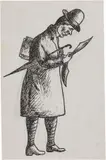 Ottone Rosai, Tre disegni per «Il Bargello», 1929, a) «paper stampata». Rassegna di Alberto Luchini
