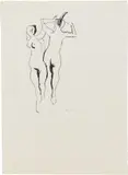 Marino Marini, Danzatrici, 1969, penna and inchiostro on paper