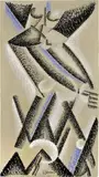 Gino Severini, Tango argentino, 1913, Inchiostro