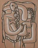 Fernand Léger, Les deux femmes, 1939, gouache on paper