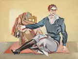 Alberto Magnelli, Femme au bas noir, 1924, oil on canvas
