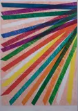 Piero Dorazio, Senza titolo, 1984, lithograph a colori