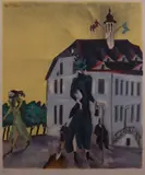 Lyonel Feininger, Rathaus in Swinemunde