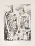 Gli archeologi IV by Giorgio de Chirico, 1929, lithograph a, offered Dec 2021