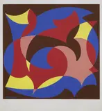 Giacomo Balla, Armonia dinamica, screenprint a colori