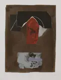 Giuseppe Santomaso, Senza titolo, 1986, Acquatinta a colori