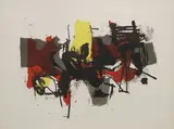 Afro Basaldella, Senza titolo, 1964, lithograph a colori