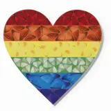 Butterfly Heart (Small) (H7-4) by Damien Hirst, 2020, stampa giclée laminata on pannello composito in alluminio, offered Dec 2021