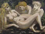 Carlo Levi, Nudo con figure
