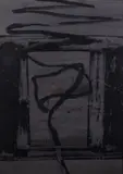 Senza titolo by Antonio Recalcati, 1960, ink and mixed media on paper, offered Dec 2021