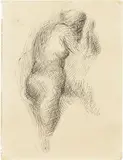 Marino Marini, Figura, inchiostro on paper