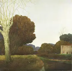 Paesaggio by Alessandro Tofanelli, oil on canvas, offered Dec 2021