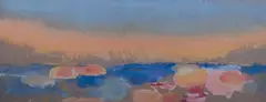 Infinito non finito, tramonto sul mondo by Paola Pezzi, 1997, oil on canvas, offered Dec 2021