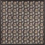 Francesco De Molfetta, Saddam, 2003, collage on cardboard