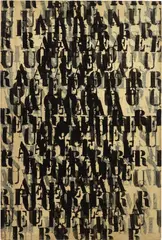 Bruno Di Bello, Eur, 1962, mixed media on paper applicata on canvas