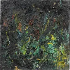 Hubert Scheibl, Senza titolo, 1988, oil on canvas