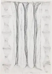Giuseppe Penone, Senza titolo, 1986, pencil on paper