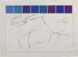 Achille Perilli, Senza titolo, 1965, mixed media on paper
