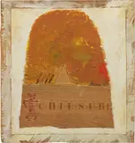 Joe Tilson, Le crete senesi. Chiusure, 1993, mixed media on paper applicata on panel