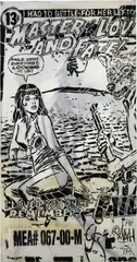 Faile, Senza titolo, 2005, acrylic on panel