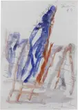 Günther Förg, Senza titolo, 1999, watercolour on paper