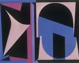 Victor Vasarely, Tabbuk, 1953, acrylic on canvas