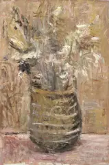 Vaso di fiori by Mario Marcucci, oil on canvas board, offered Oct 2021