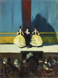 Il sipario azzurro by Renato Natali, oil on canvas, offered Oct 2021