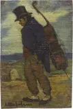 Luigi Michelacci, Musicista, oil on canvas